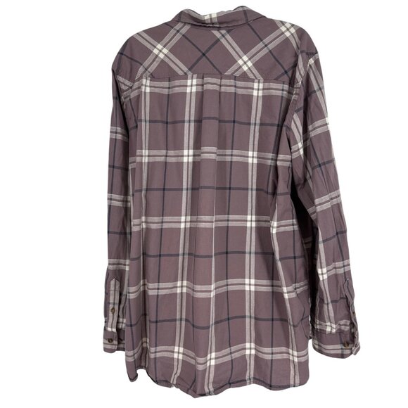 Carhartt Women's 103085 Roll Tab Sleeve Fairview Plaid Shirt Size XXL - Picture 9 of 14